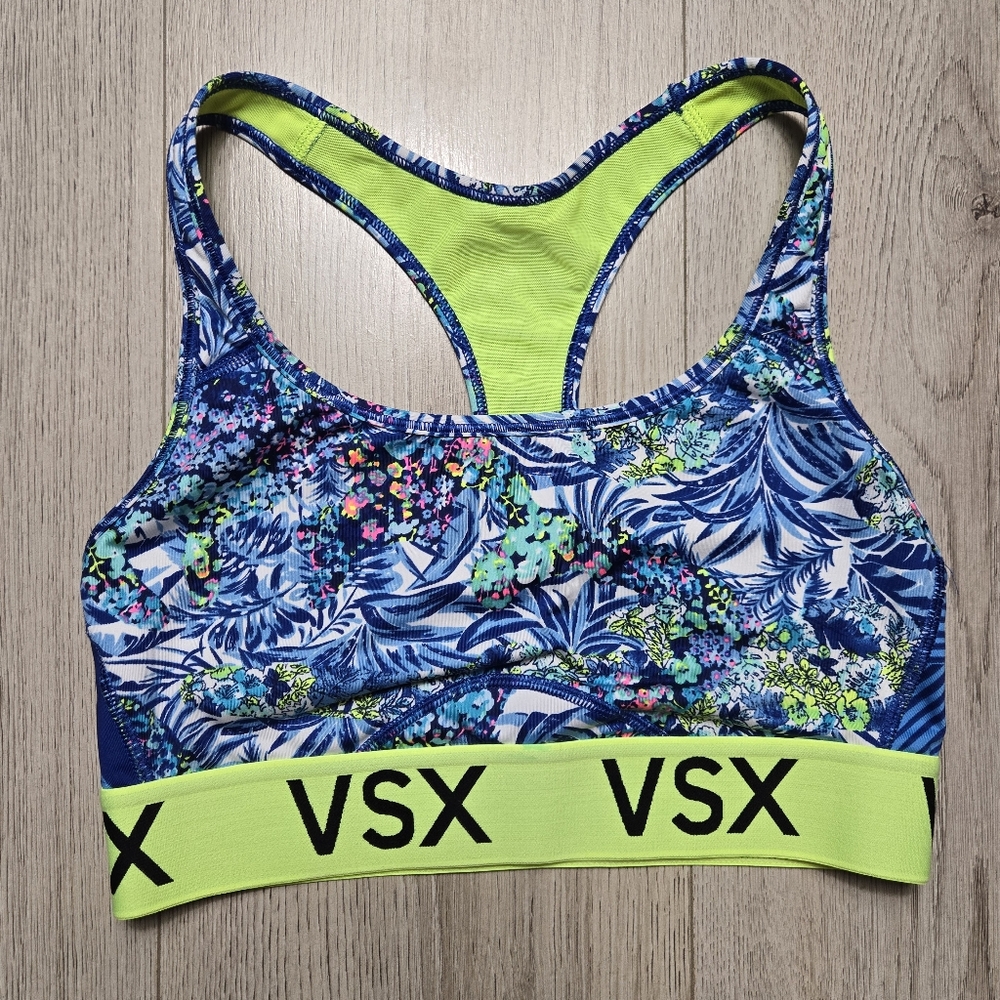 Victoria's Secret (VSX Sport) Women's Neon Sports Bra Size (S) NWOT